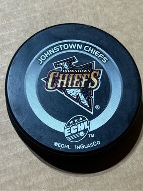 Johnstown Chiefs ECHL Hockey Official Game Puck